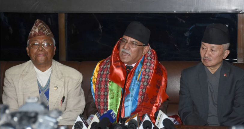 अमेरिकाबाट फर्केर प्रचण्डको गुनासो : त्यहाँ नेपालीले नेपालीलाई हेप्दारहेछन्