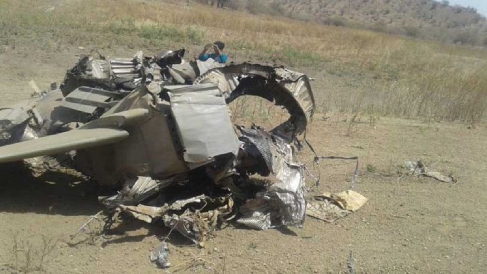 भारतीय लडाकू विमान दुर्घटनाग्रस्त