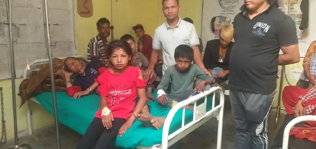 बाख्राको मासु खाँदा एकै गाउँका १५ बिरामी