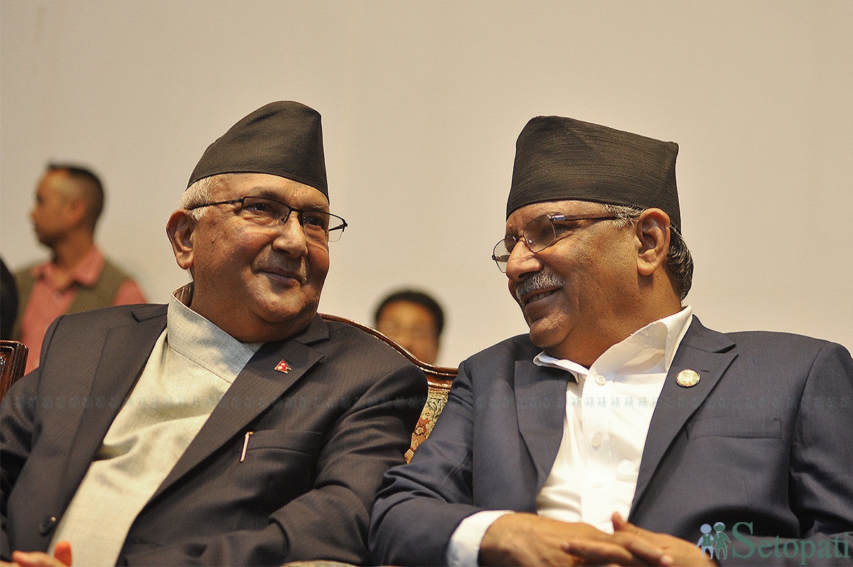 सर्‍यो नेकपाको सचिवालय बैठक राजनीतिक प्रतिवेदन सार्वजनिक गर्न ओली प्रचण्ड छलफलमा