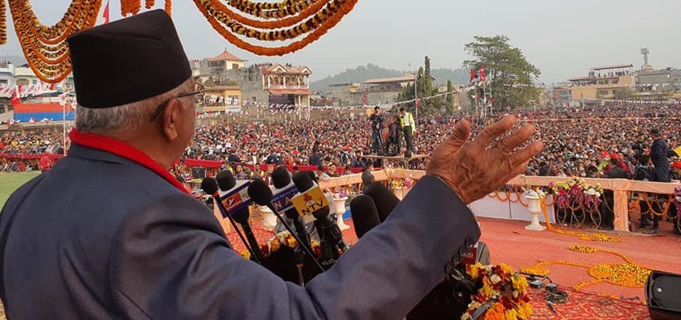 जनता माझ जानु प्रतिगमन होईन  :  प्रधानमन्त्री ओली