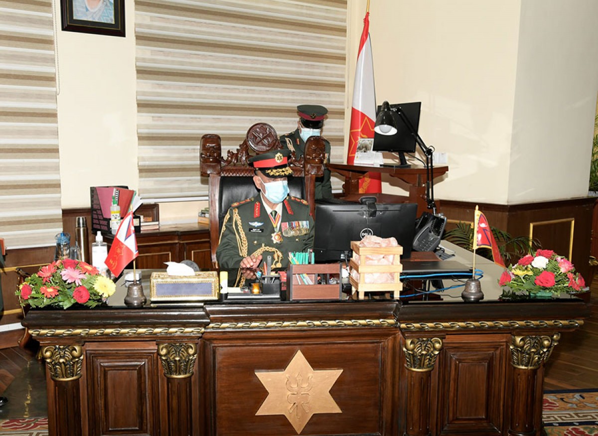 प्रधानसेनापति प्रभुराम शर्माले सम्हाले कार्यभार