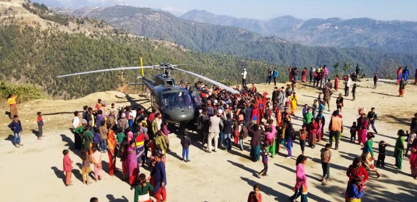 नेपाली सेनाद्वारा ४१ जना सुत्केरीको उद्धार